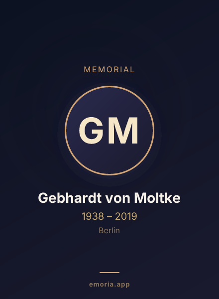 Memorial portrait of Gebhardt von Moltke