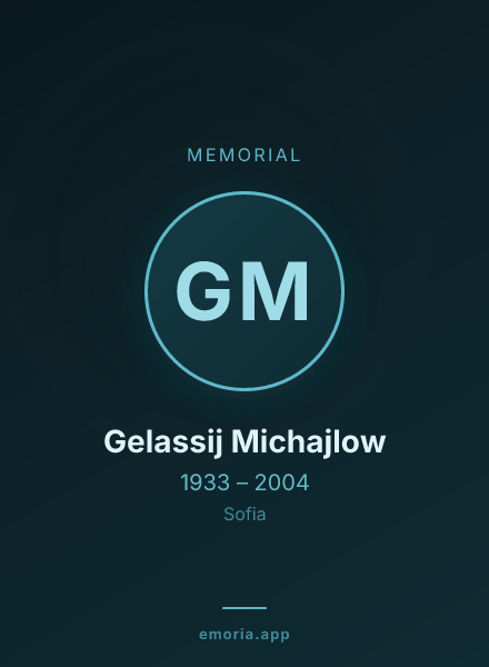 Memorial portrait of Gelassij Michajlow