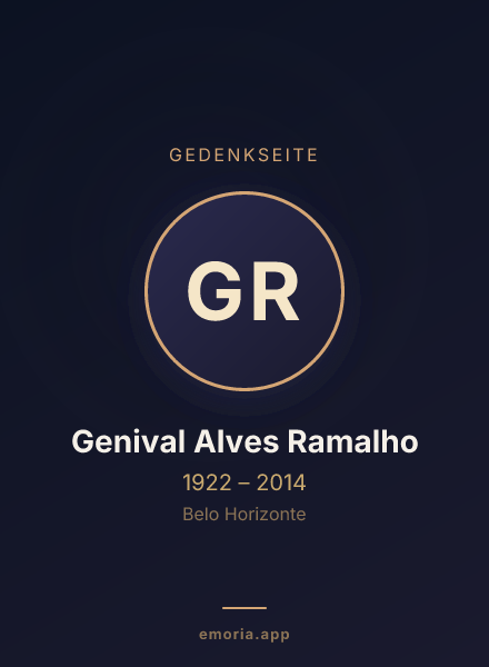 Gedenkportrait von Genival Alves Ramalho