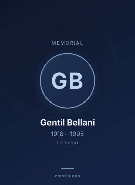 Memorial portrait of Gentil Bellani
