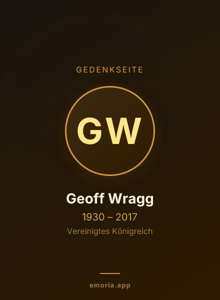 Gedenkportrait von Geoff Wragg