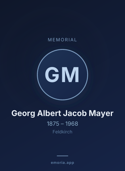 Memorial portrait of Georg Albert Jacob Mayer