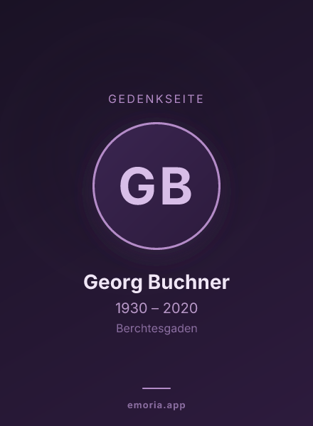 Gedenkportrait von Georg Buchner
