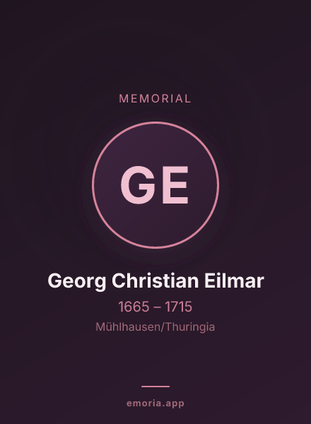 Memorial portrait of Georg Christian Eilmar