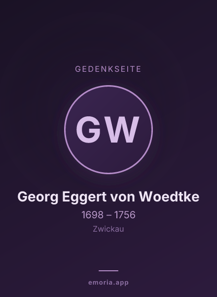 Gedenkportrait von Georg Eggert von Woedtke