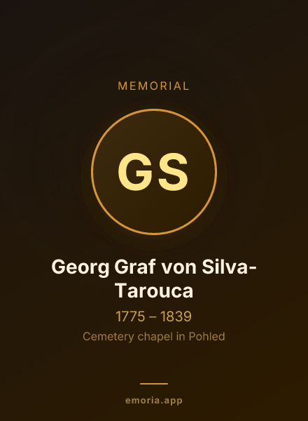 Memorial portrait of Georg Graf von Silva-Tarouca