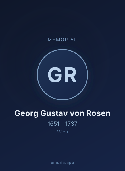 Memorial portrait of Georg Gustav von Rosen