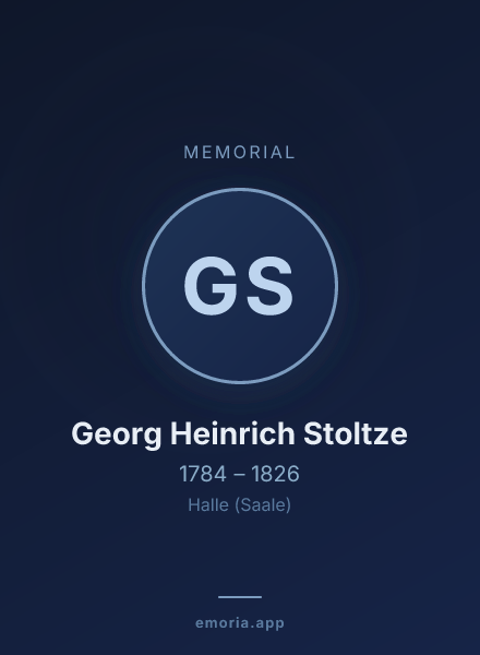 Memorial portrait of Georg Heinrich Stoltze