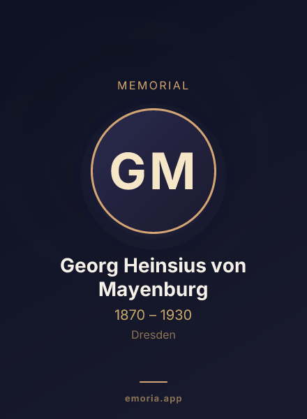 Memorial portrait of Georg Heinsius von Mayenburg