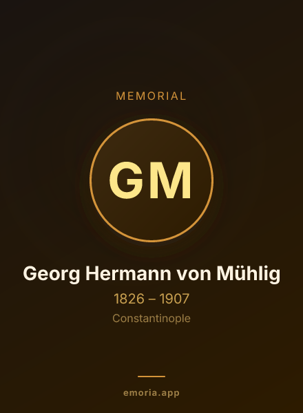 Memorial portrait of Georg Hermann von Mühlig