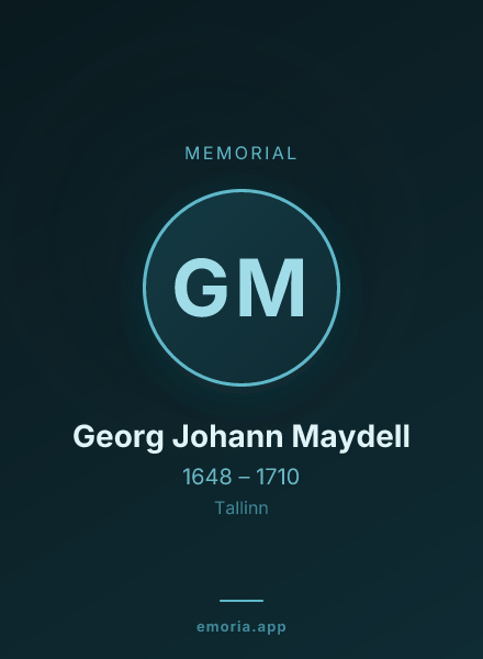 Memorial portrait of Georg Johann Maydell