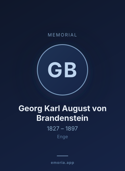 Memorial portrait of Georg Karl August von Brandenstein