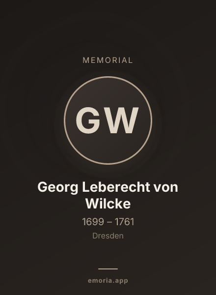 Memorial portrait of Georg Leberecht von Wilcke