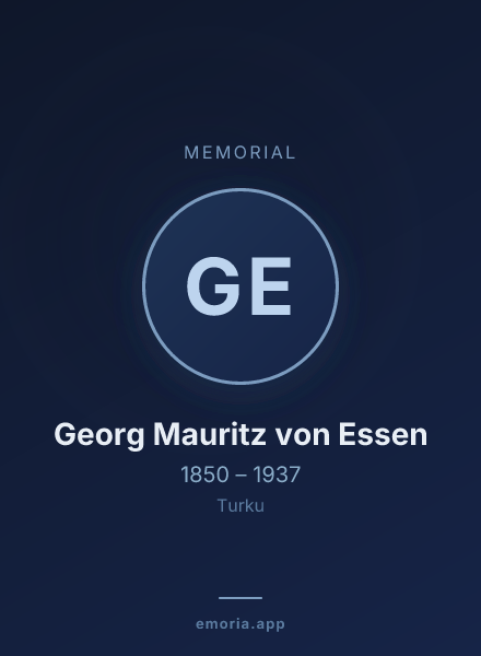 Memorial portrait of Georg Mauritz von Essen