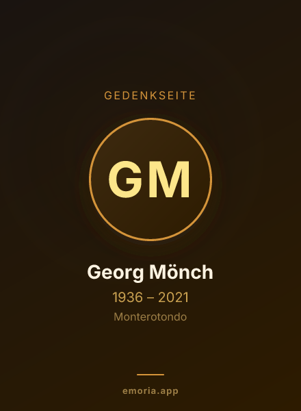 Gedenkportrait von Georg Mönch