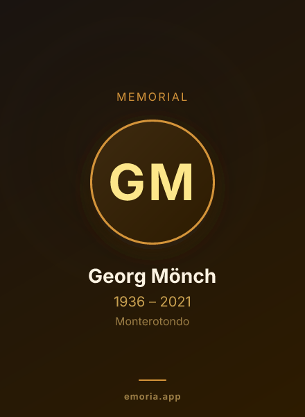 Memorial portrait of Georg Mönch