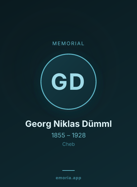 Memorial portrait of Georg Niklas Dümml