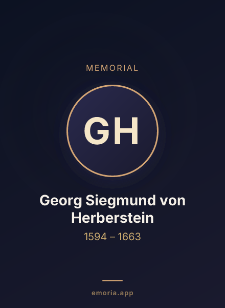 Memorial portrait of Georg Siegmund von Herberstein