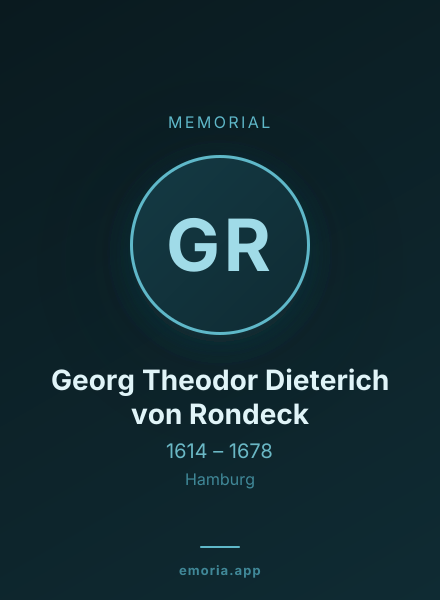 Memorial portrait of Georg Theodor Dieterich von Rondeck