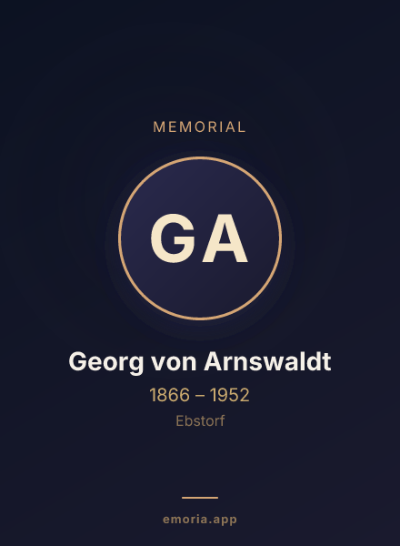 Memorial portrait of Georg von Arnswaldt