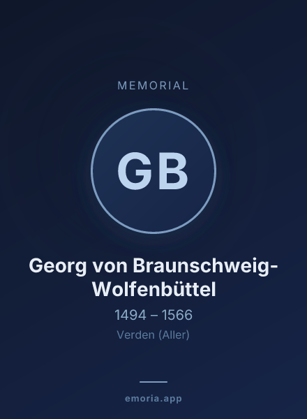 Memorial portrait of Georg von Braunschweig-Wolfenbüttel