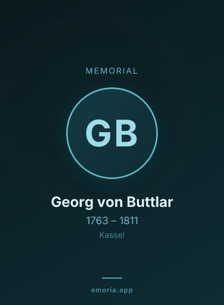 Memorial portrait of Georg von Buttlar