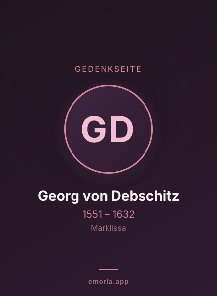 Gedenkportrait von Georg von Debschitz