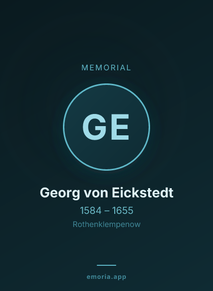 Memorial portrait of Georg von Eickstedt