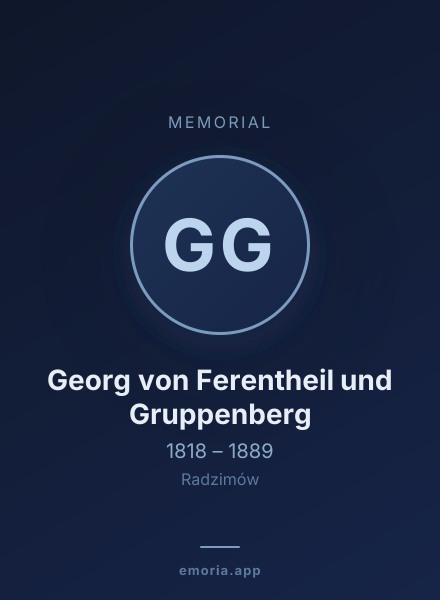 Memorial portrait of Georg von Ferentheil und Gruppenberg