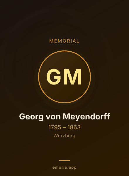 Memorial portrait of Georg von Meyendorff