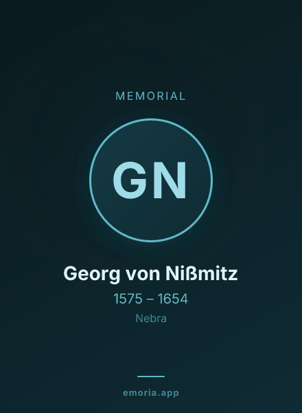 Memorial portrait of Georg von Nißmitz