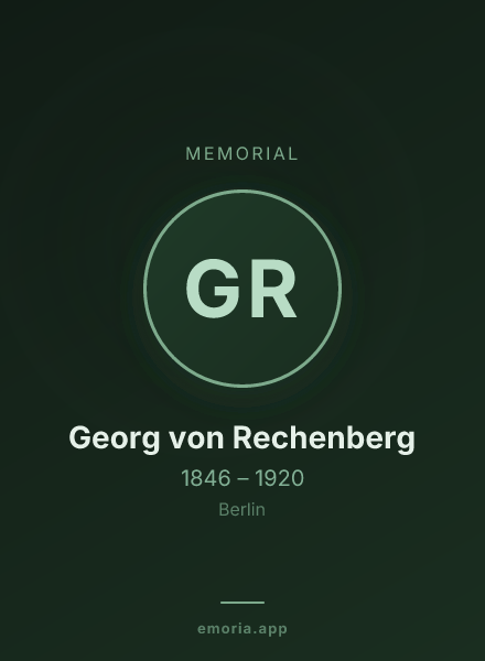 Memorial portrait of Georg von Rechenberg