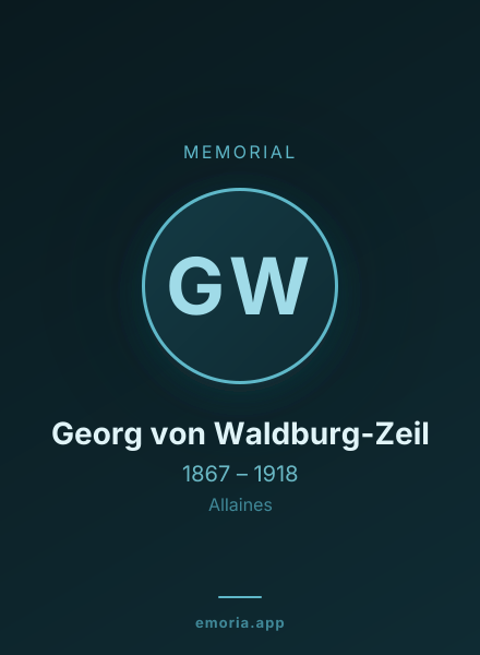 Memorial portrait of Georg von Waldburg-Zeil