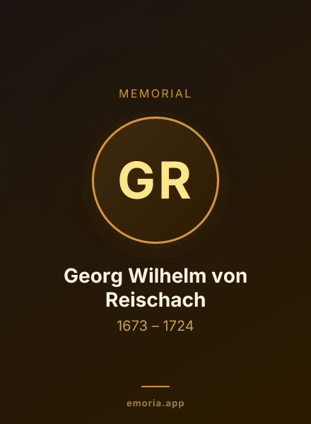 Memorial portrait of Georg Wilhelm von Reischach