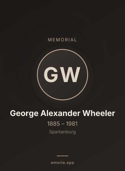 Memorial portrait of George Alexander Wheeler
