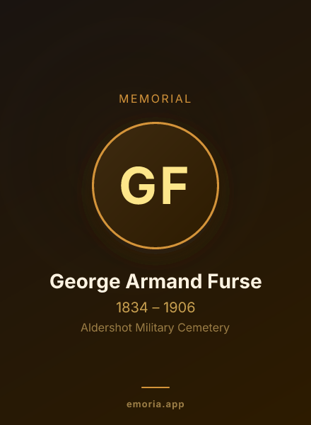 Memorial portrait of George Armand Furse
