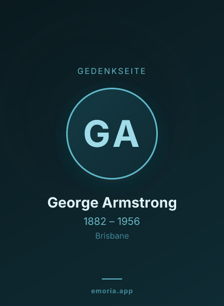 Gedenkportrait von George Armstrong
