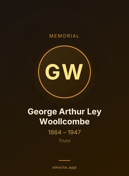 Memorial portrait of George Arthur Ley Woollcombe