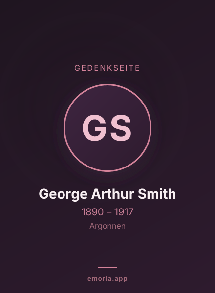 Gedenkportrait von George Arthur Smith