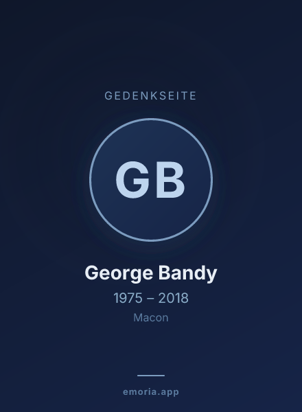 Gedenkportrait von George Bandy