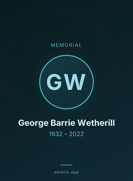 Memorial portrait of George Barrie Wetherill