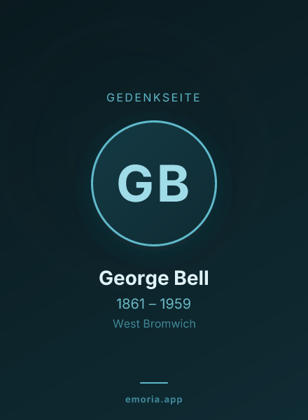 Gedenkportrait von George Bell