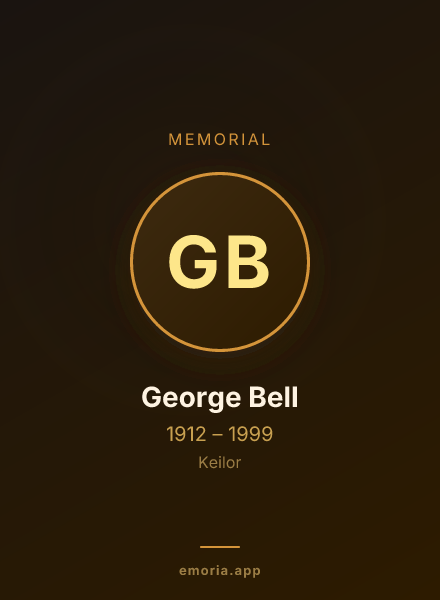 Memorial portrait of George Bell