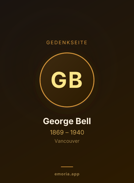 Gedenkportrait von George Bell