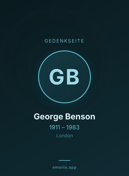 Gedenkportrait von George Benson