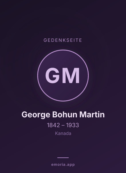 Gedenkportrait von George Bohun Martin