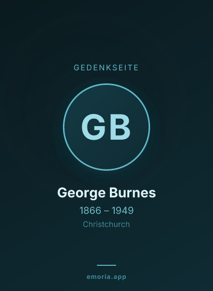 Gedenkportrait von George Burnes