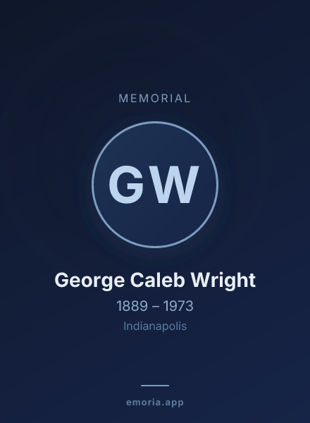 Memorial portrait of George Caleb Wright