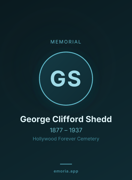 Memorial portrait of George Clifford Shedd