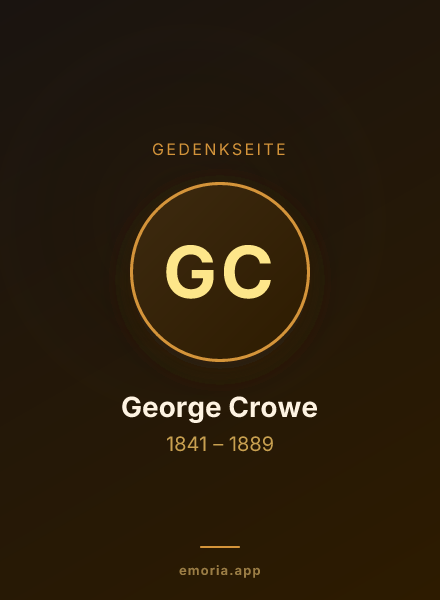 Gedenkportrait von George Crowe